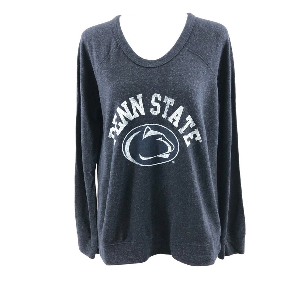 NCAA Penn State Nittany Lions Womens Sweatshirt Lightweight Black Size S